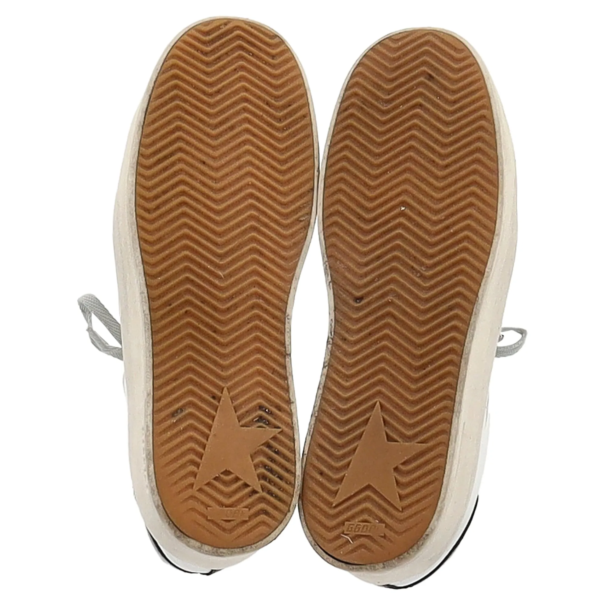 Golden Goose Stardan Sneakers in White Leather