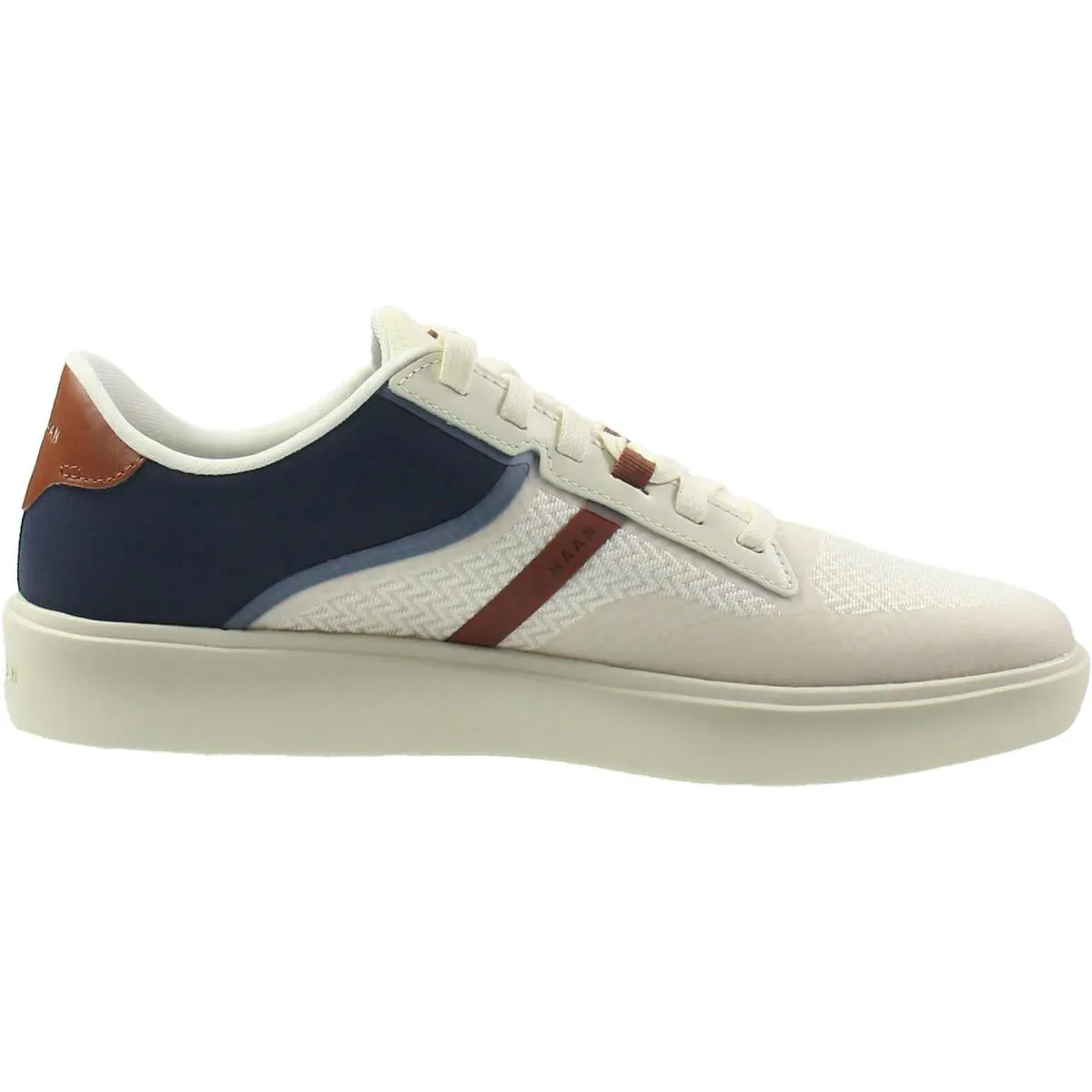 GRAND Mens Logo Manmade Casual And Fashion Sneakers