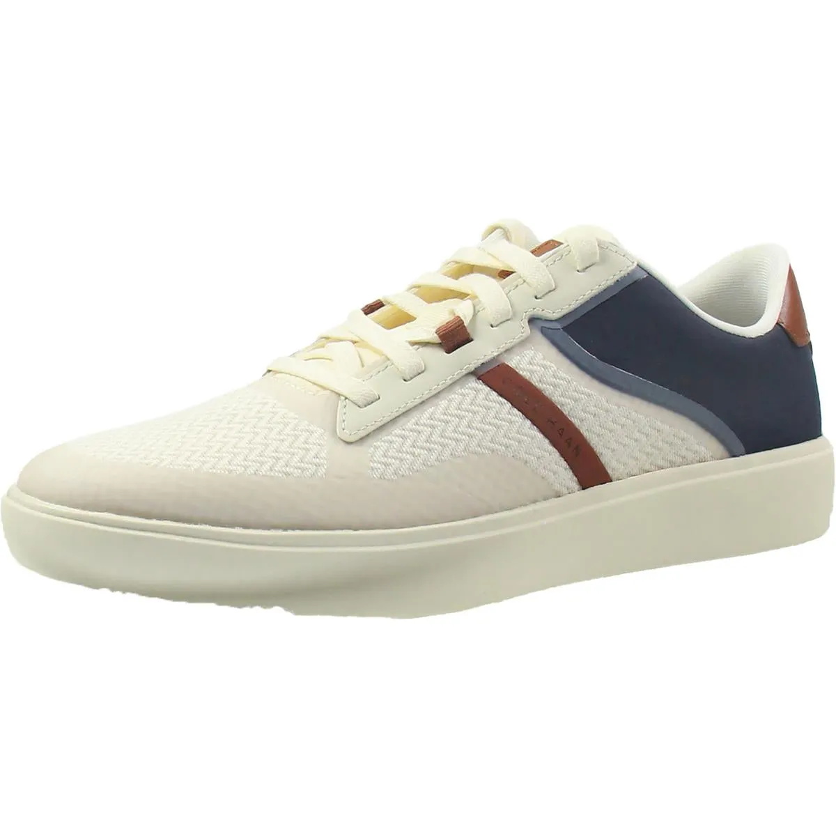GRAND Mens Logo Manmade Casual And Fashion Sneakers