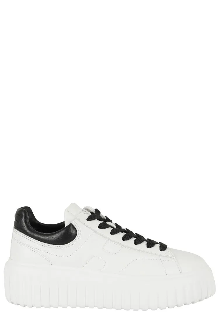 H Stripes Lace-Up Sneakers