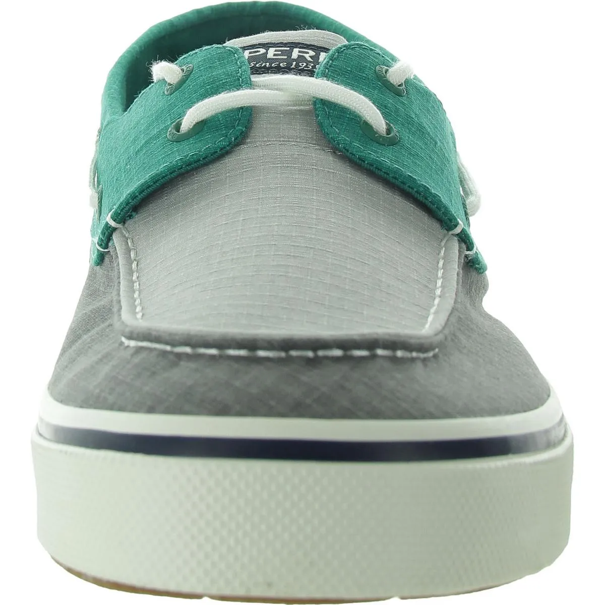 Halyard 2-Eye Mens Mixed Media Canvas Boat Shoes