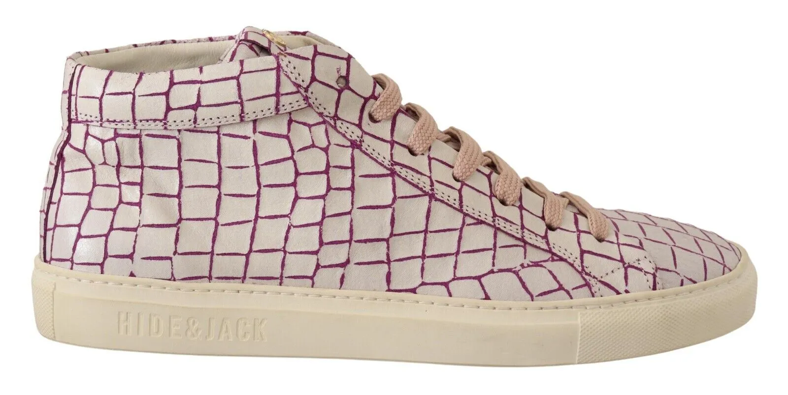 HIDE & JACK  Leather Casual Lace Up Sneakers Men's Shoes
