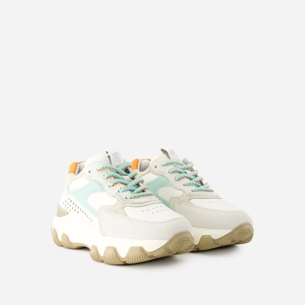 Hyperactive Sneakers - Leather - Grey/Brown