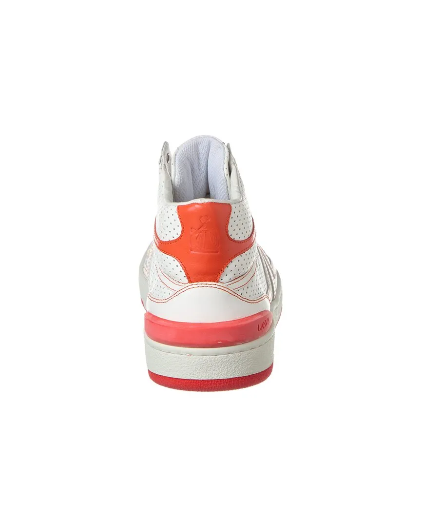 LANVIN Clay Leather High-Top Sneaker