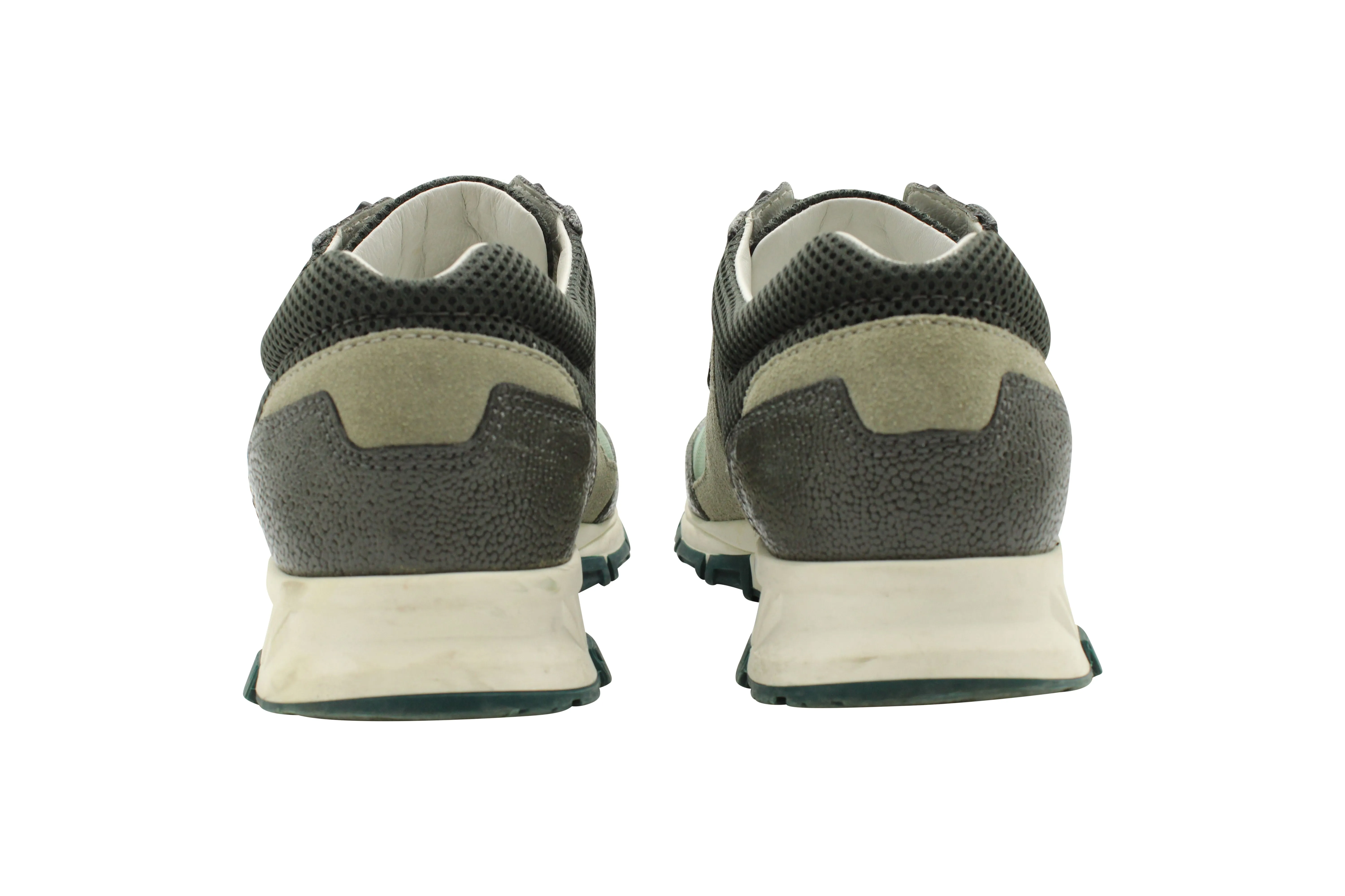 Lanvin Textured Sneakers in Multicolor Suede