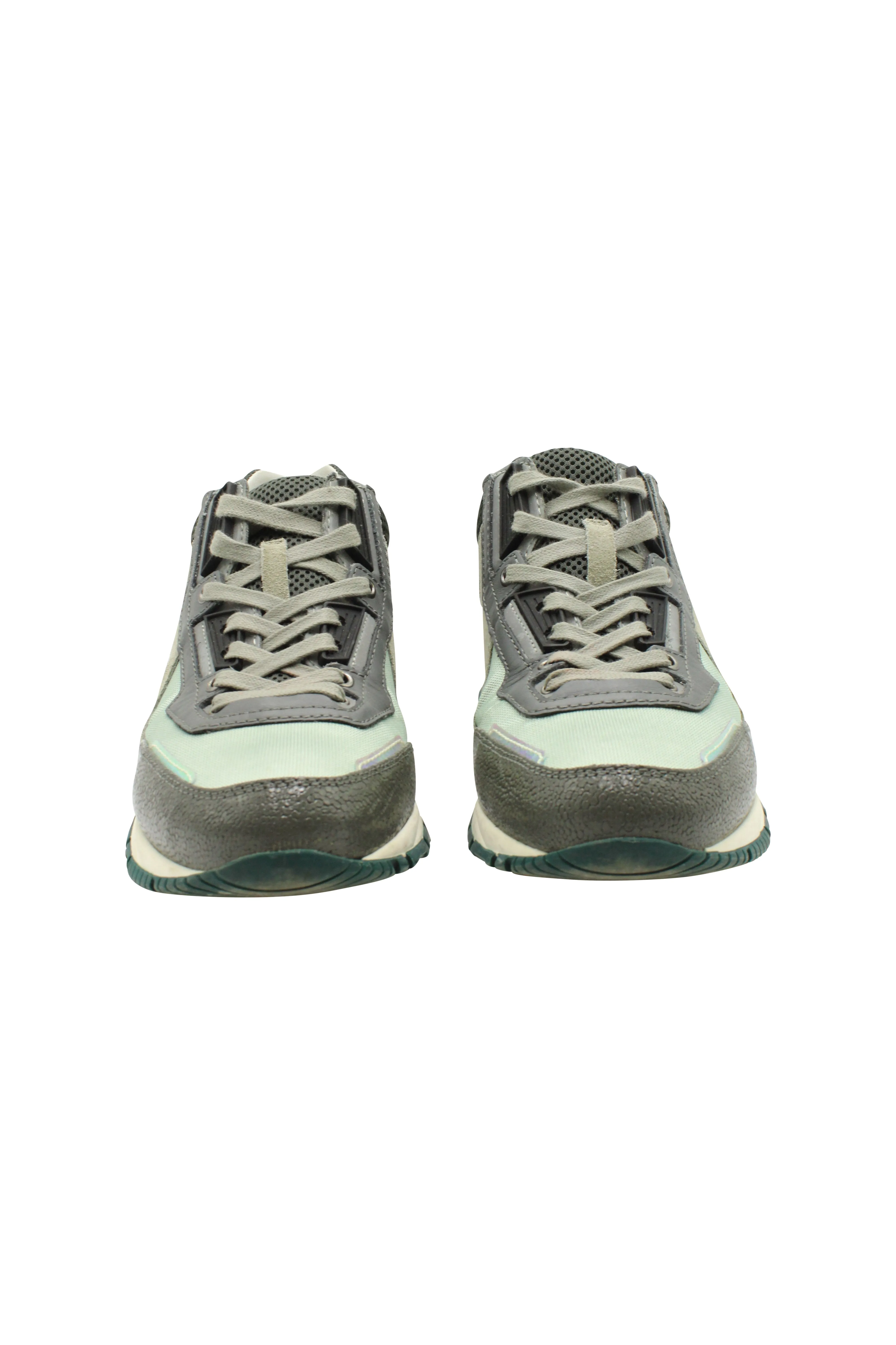 Lanvin Textured Sneakers in Multicolor Suede