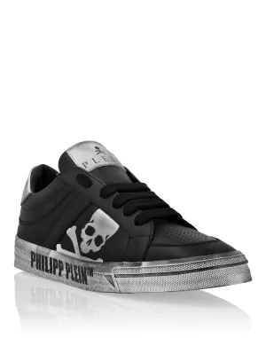 Leather Lo-Top Sneakers Skull&amp;Bones