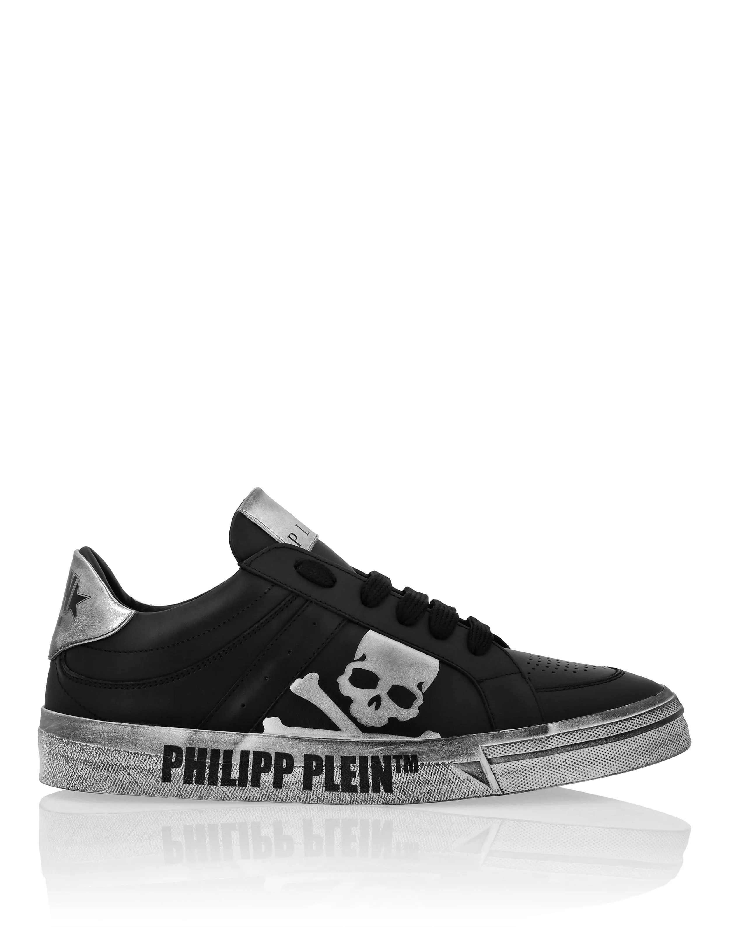 Leather Lo-Top Sneakers Skull&amp;Bones