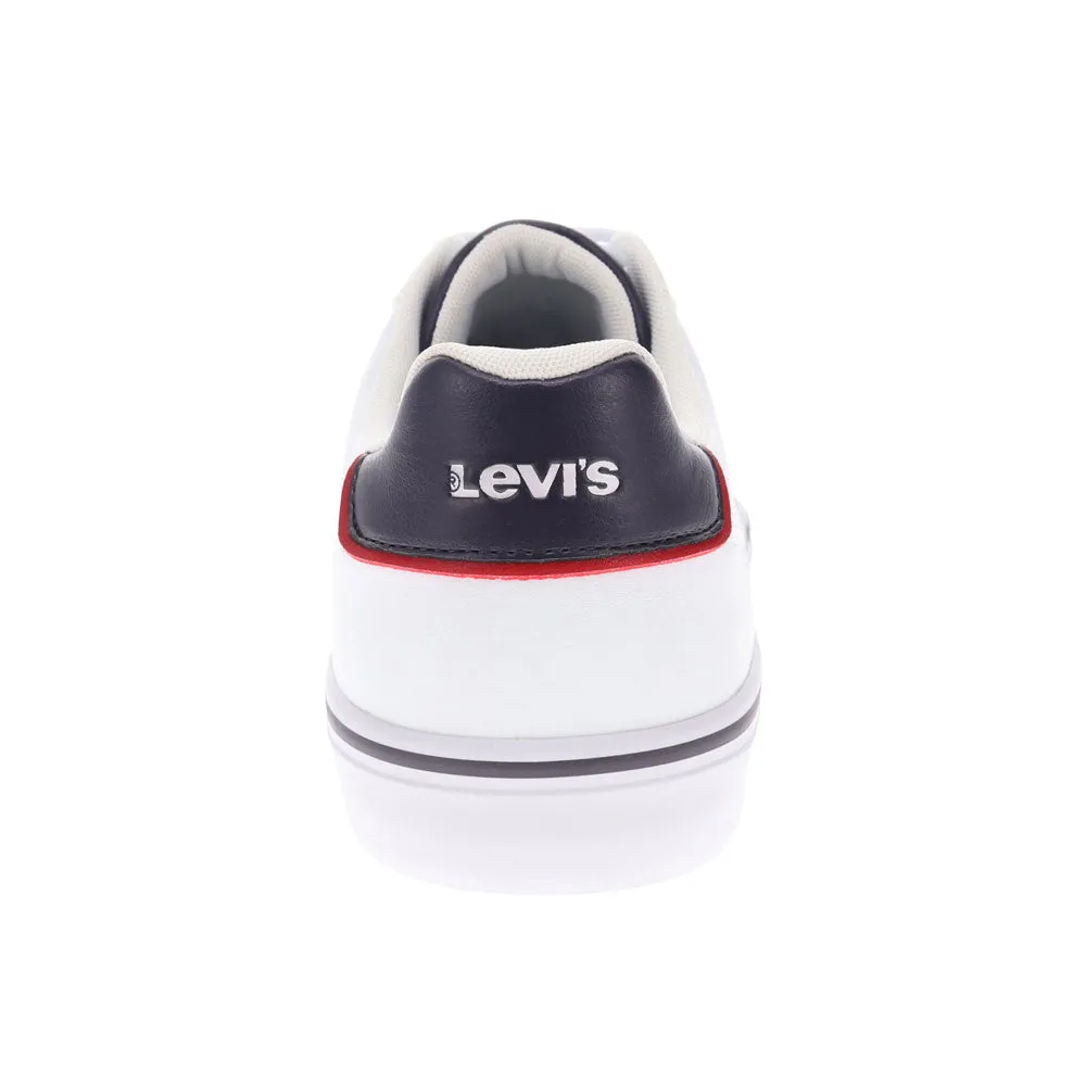 Levi's Mens Deacon Synthetic Leather Casual Lace Up Sneaker Shoe