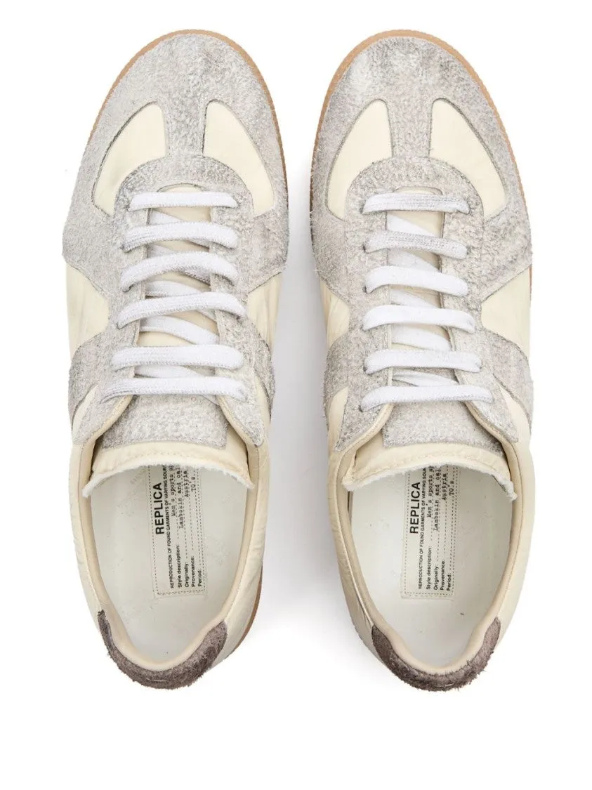 Light Beige Almond Toe Replica Sneakers