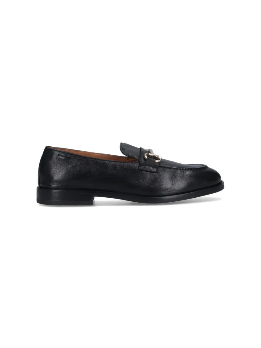 Loafers With Bit Detail'  Black