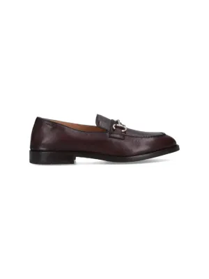 Loafers With Bit Detail  Dark Brown