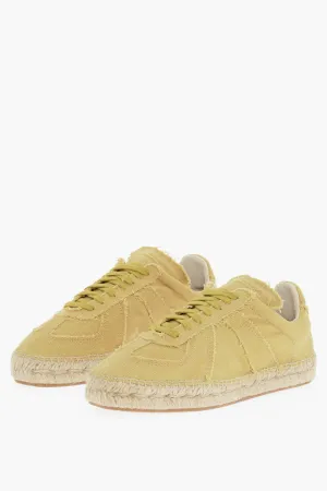 Maison Margiela Mm22 Low-Top Vintage Effect Sneakers With Juta Sole