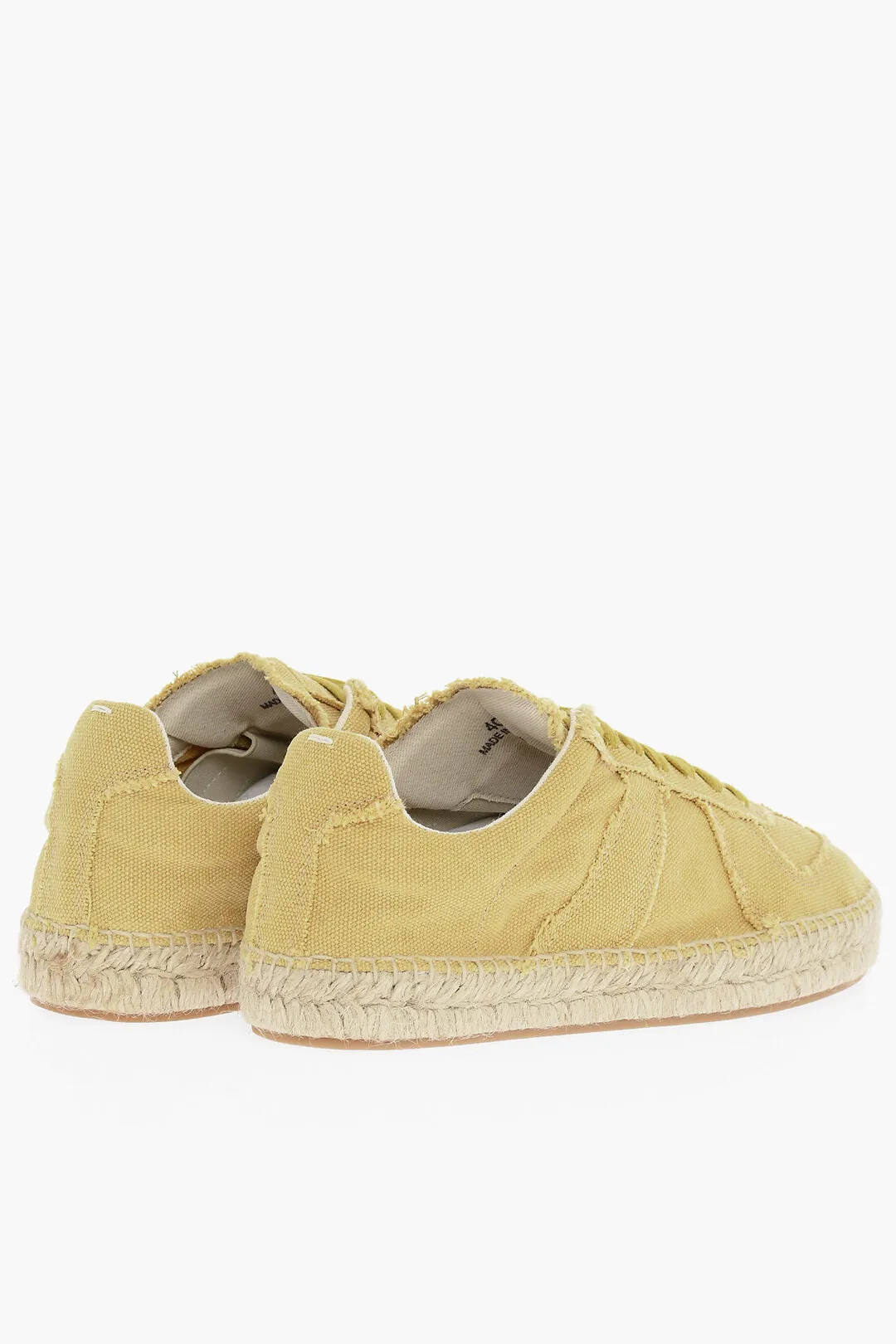 Maison Margiela Mm22 Low-Top Vintage Effect Sneakers With Juta Sole