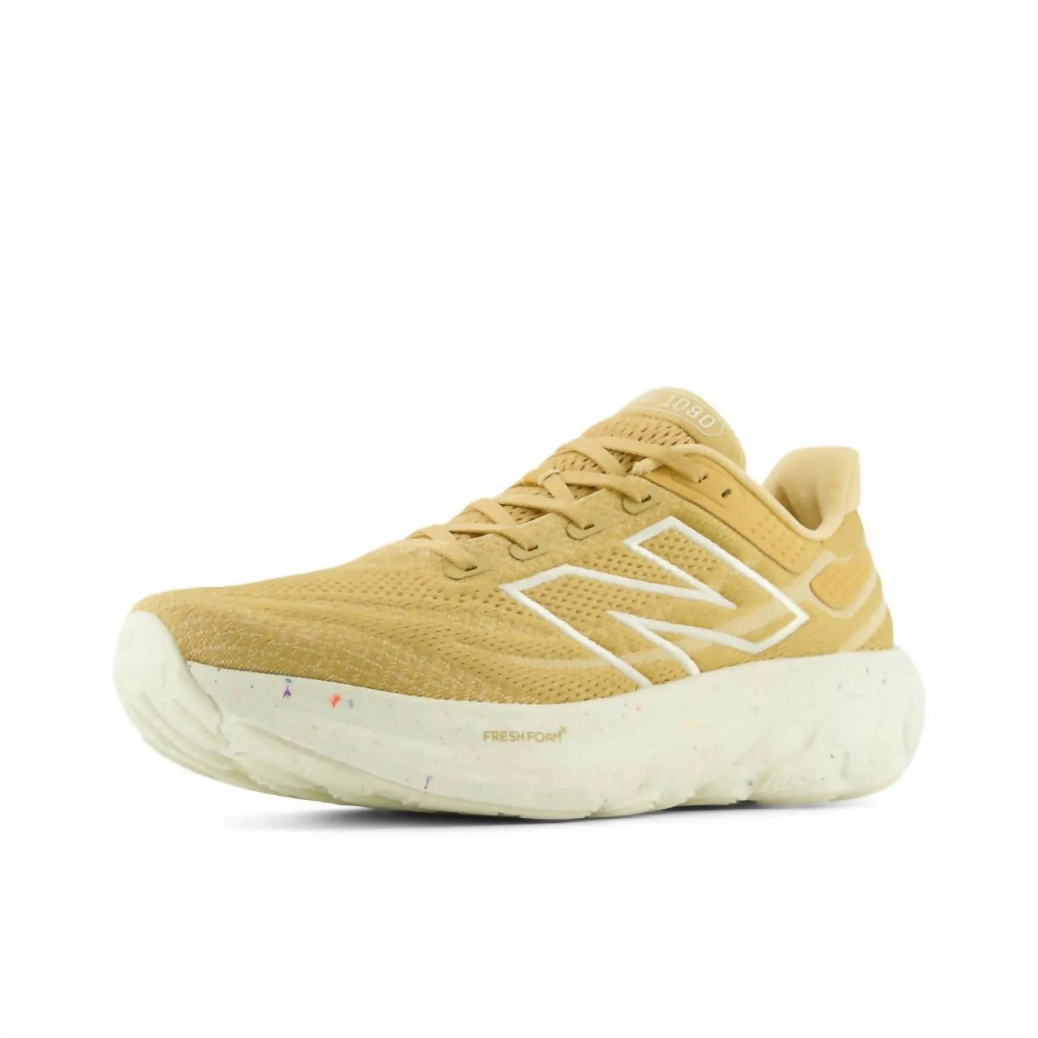 Men's 1080 V13 Running Sneakers In Dolce With Angora And Gold
