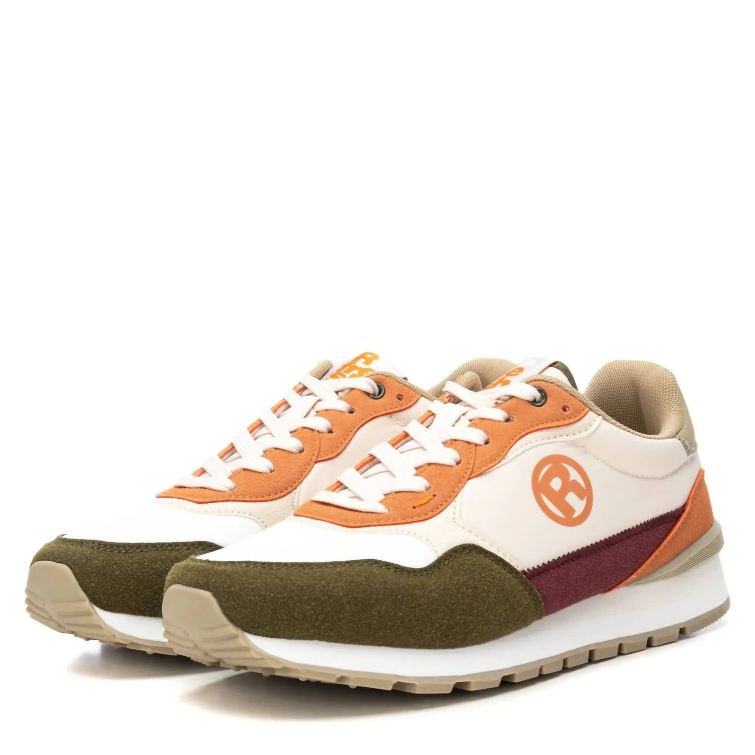 Men's Casual Sneakers In Kakhi