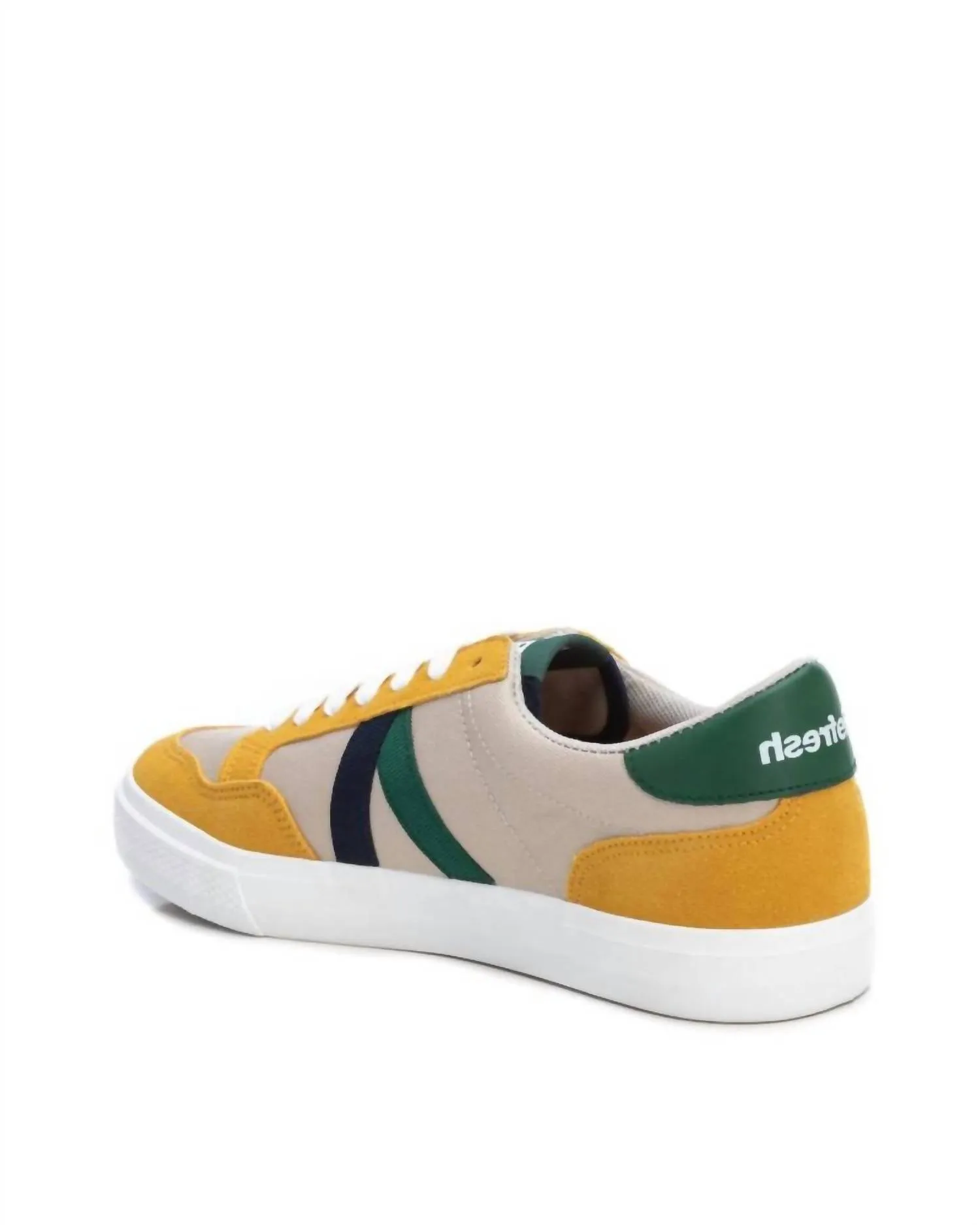 Men's Casual Sneakers In Yellow