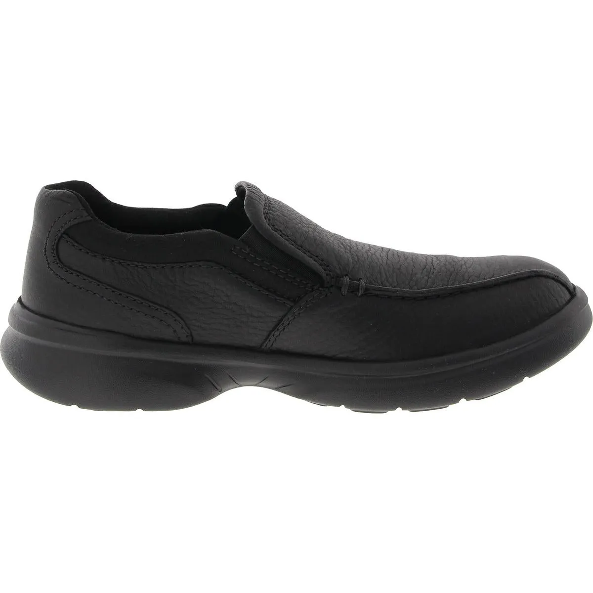 Mens Cushioned Footbed Faux Leather Loafers