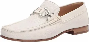 Men's Dacio Leather Driver Loafer In Ivory