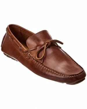 Men's Dade Leather Driver In Saddle