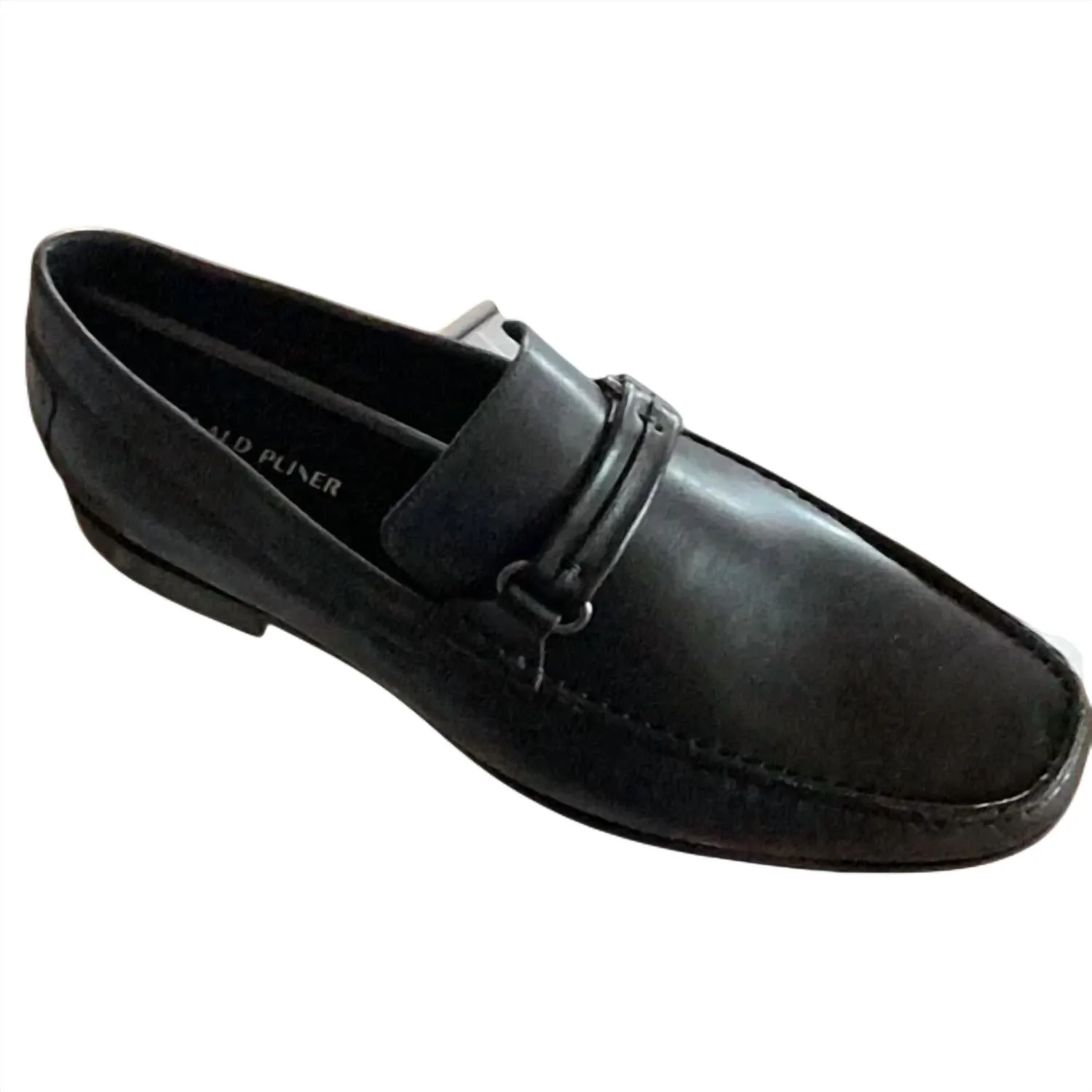 Men's Donnie Leather Driver In Black