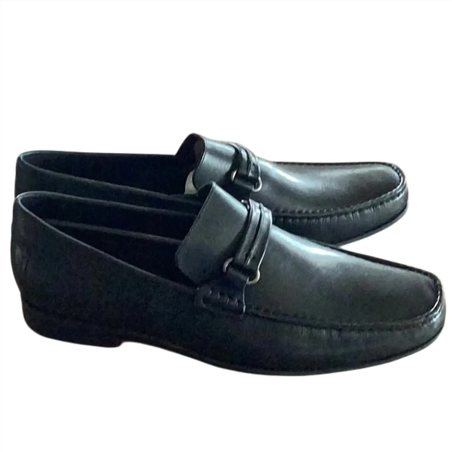 Men's Donnie Leather Driver In Black