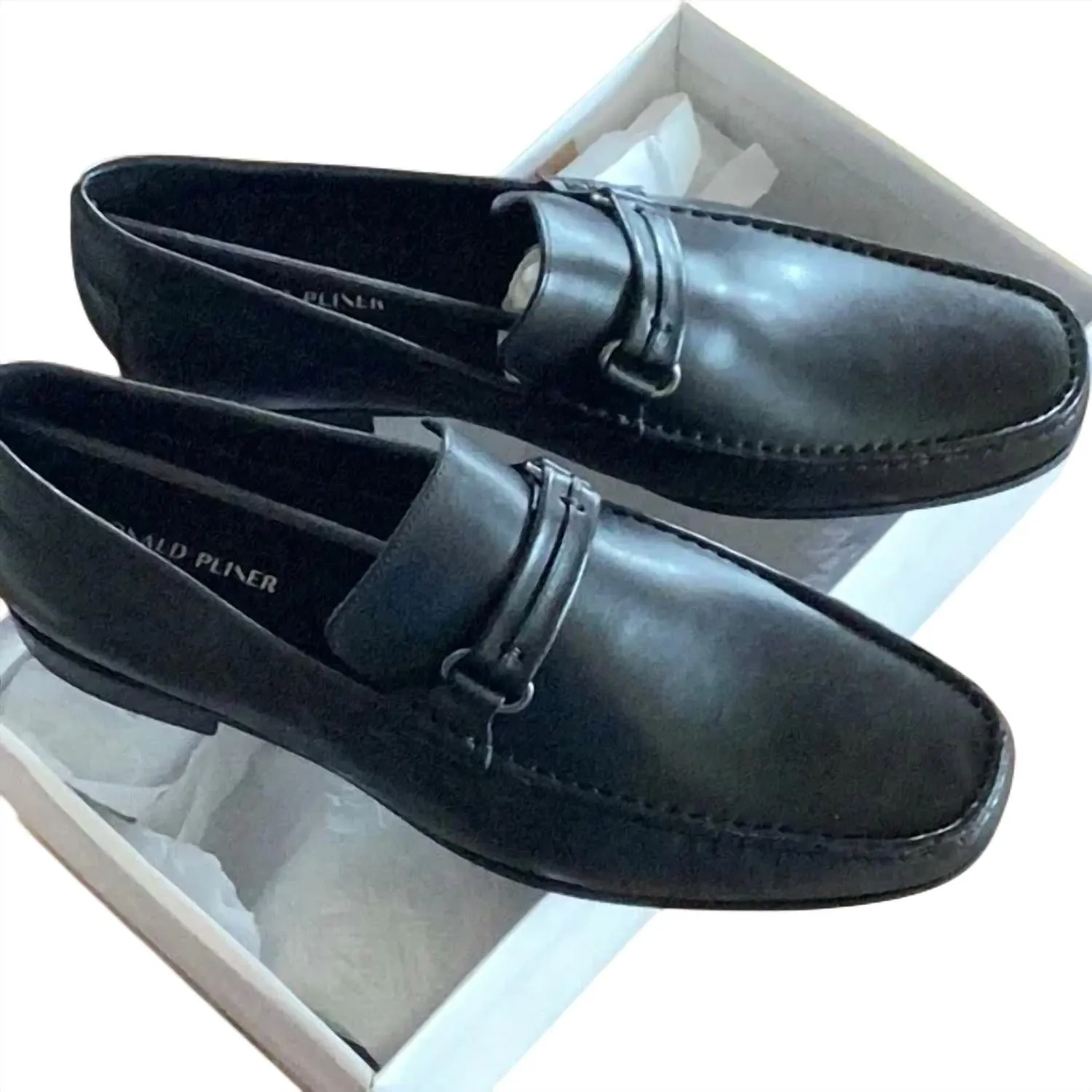 Men's Donnie Leather Driver In Black