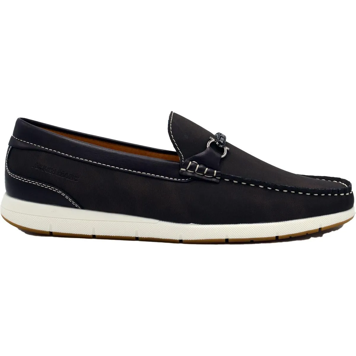 Mens Embellished Manmade Loafers