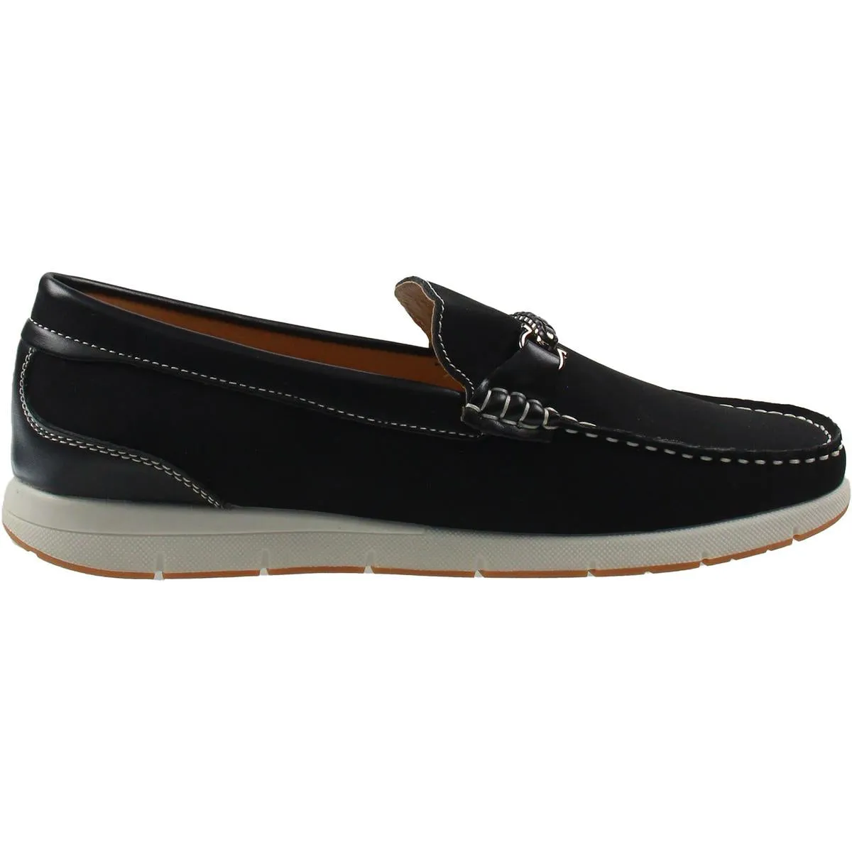 Mens Embellished Manmade Loafers