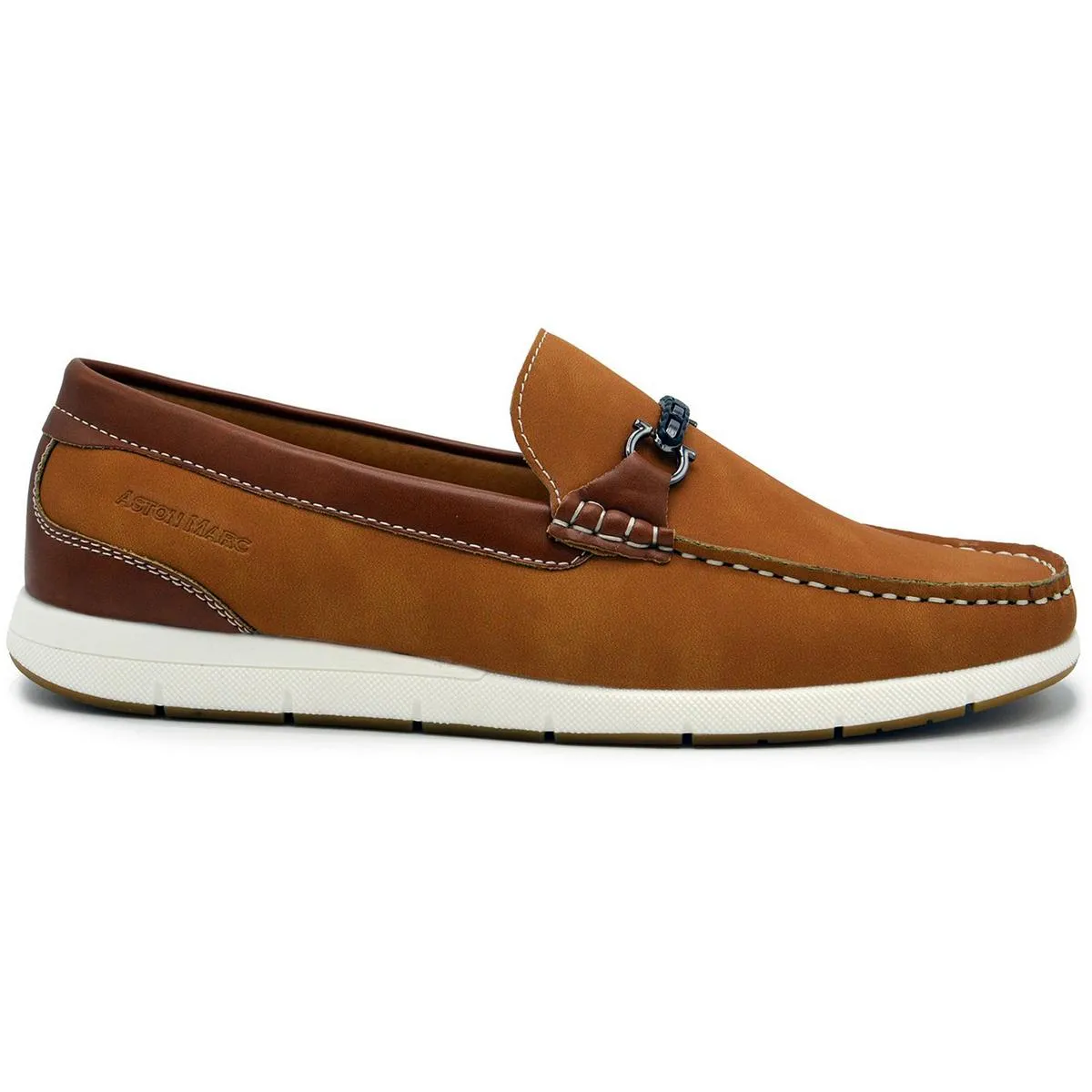 Mens Embellished Manmade Loafers