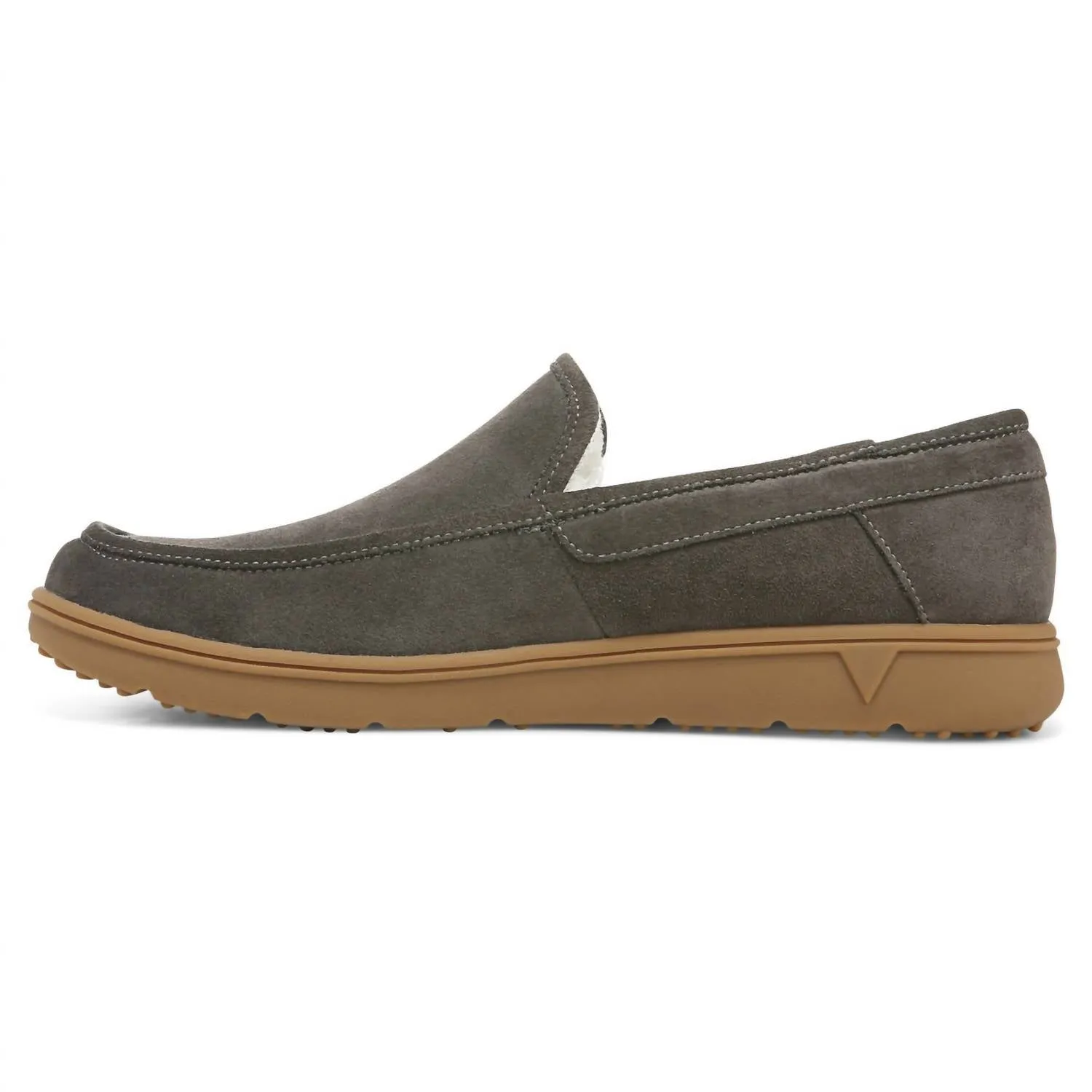 Men's Gustavo Slipper In Greige Suede