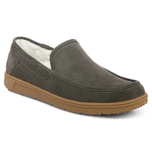 Men's Gustavo Slipper In Greige Suede