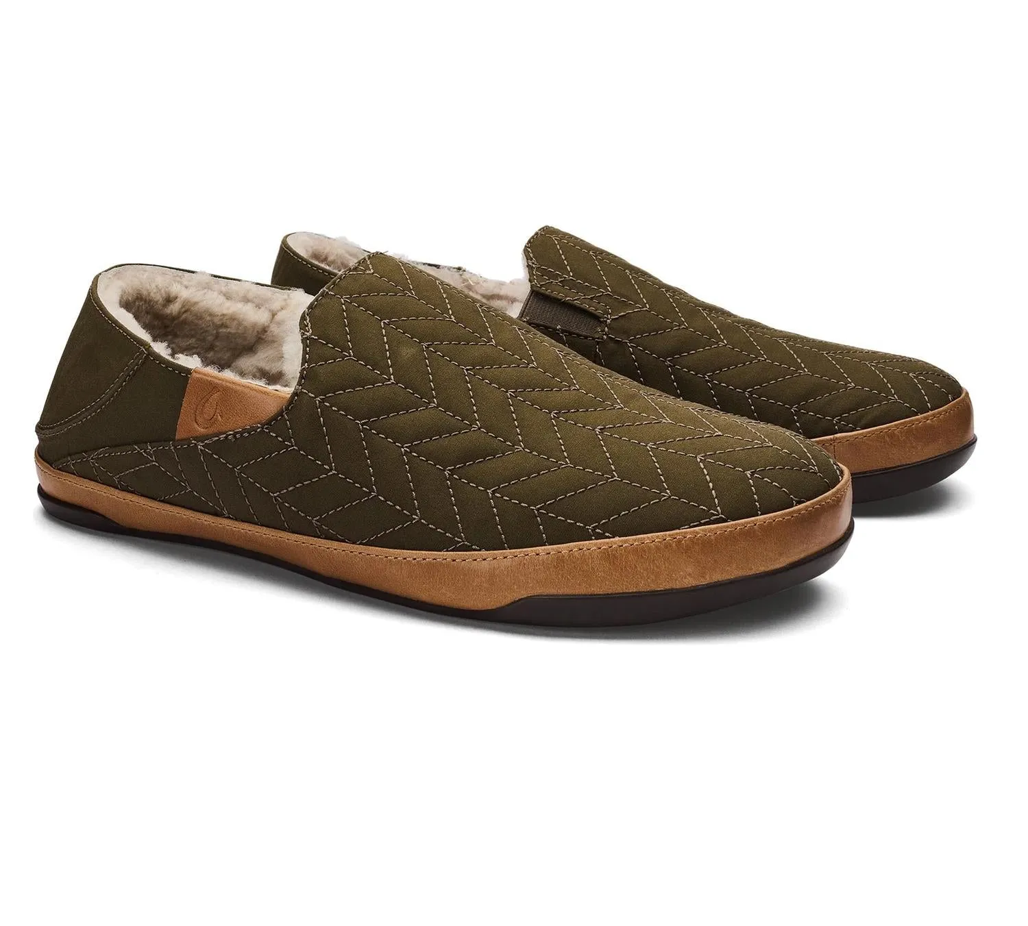 Men's Hanohano Waxed Canvas Slippers In Husk/husk