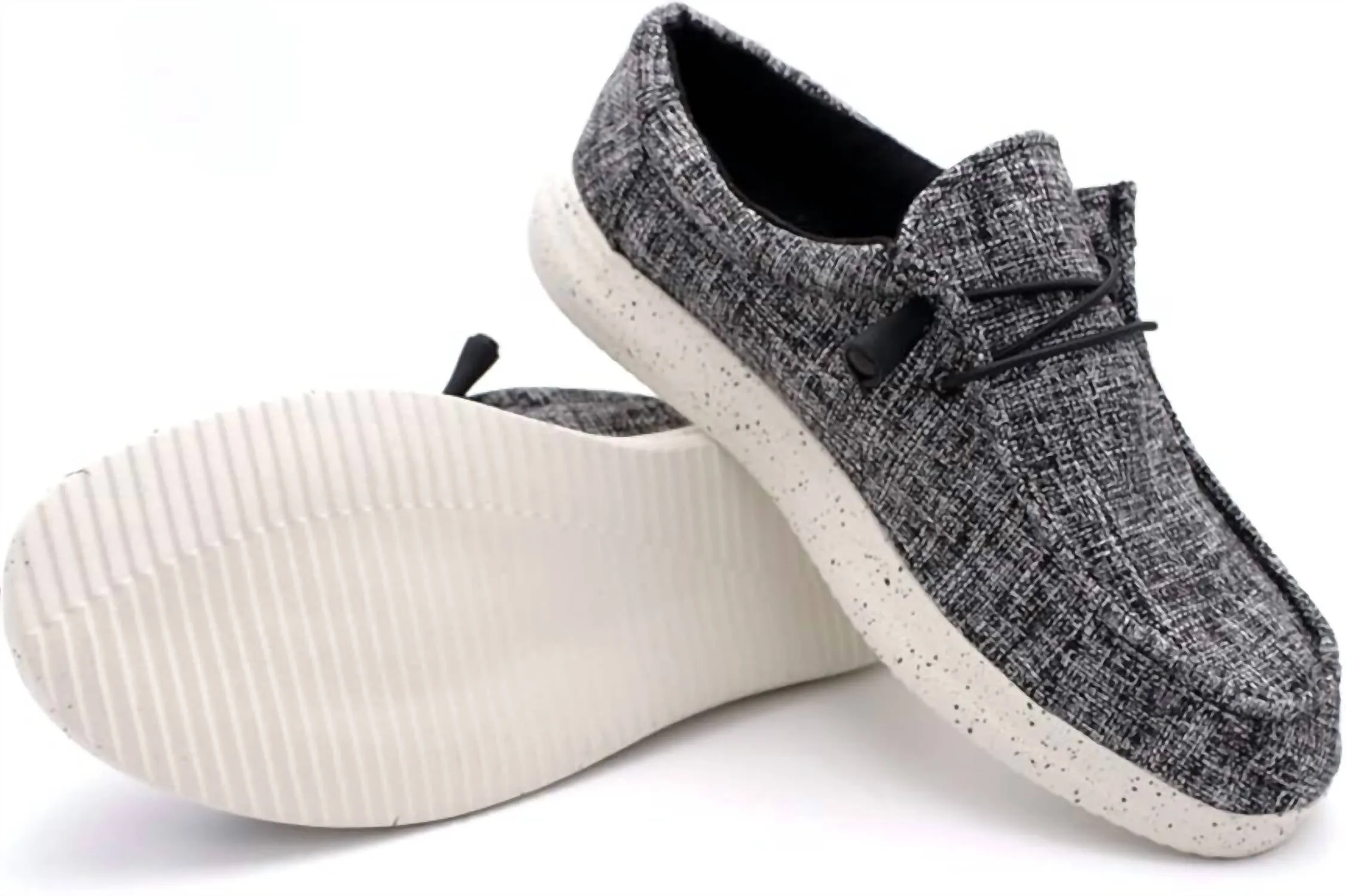 MenS Huntington Comfort Hola! Shoes In Black Melange