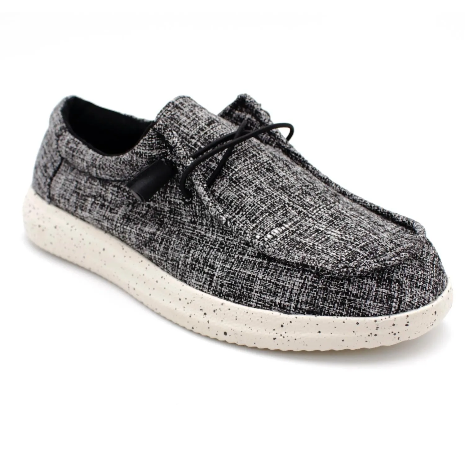 MenS Huntington Comfort Hola! Shoes In Black Melange