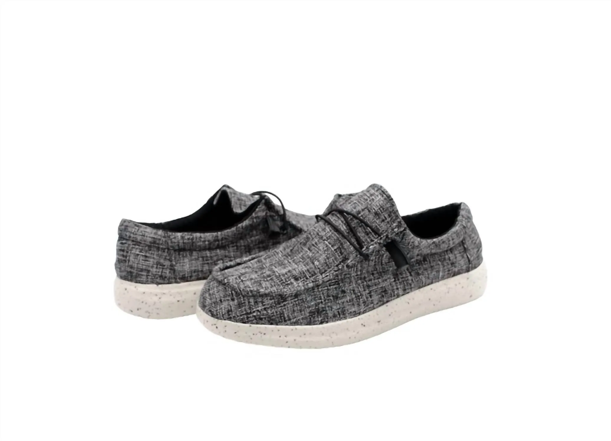MenS Huntington Comfort Hola! Shoes In Black Melange