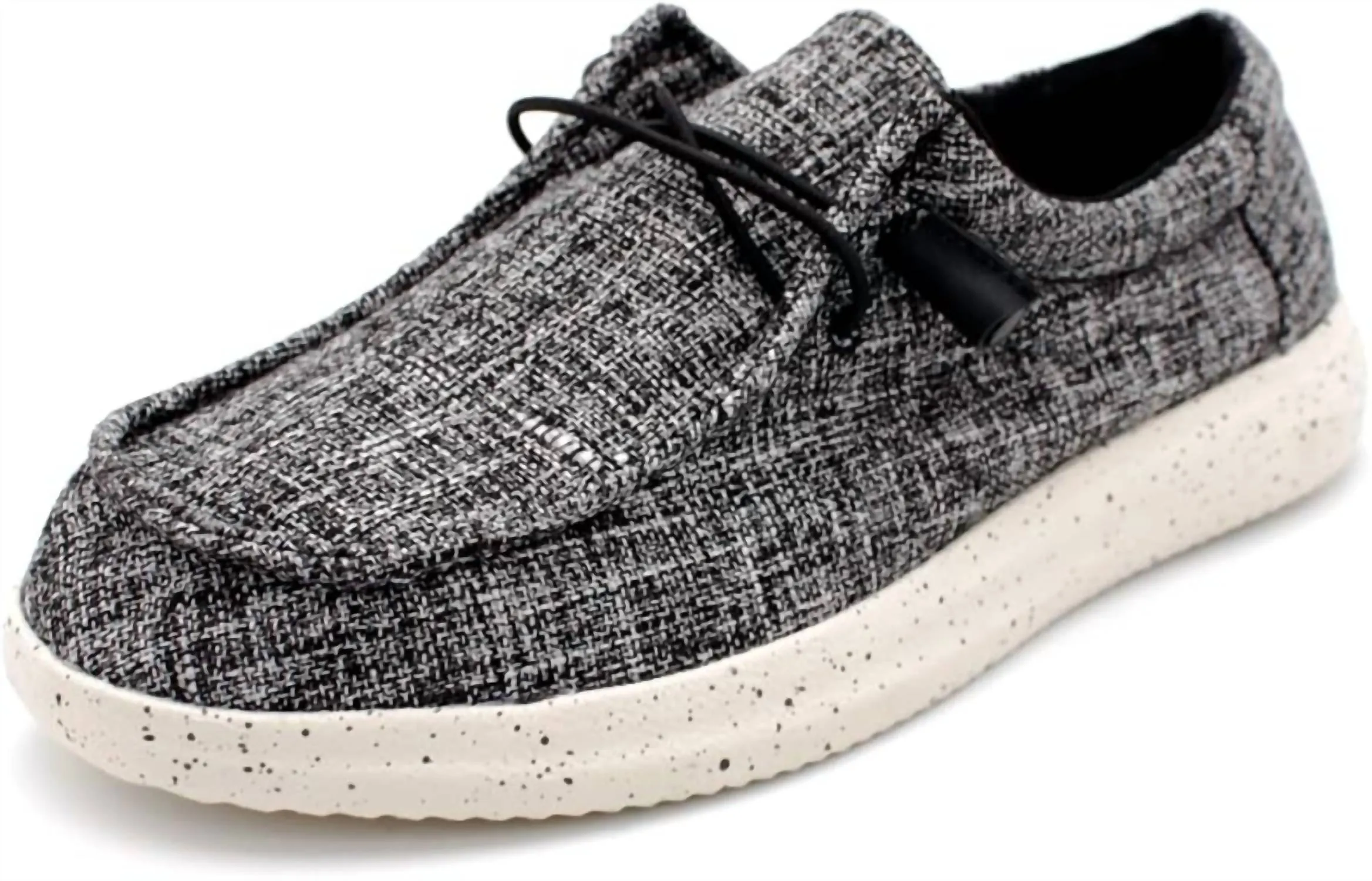 MenS Huntington Comfort Hola! Shoes In Black Melange