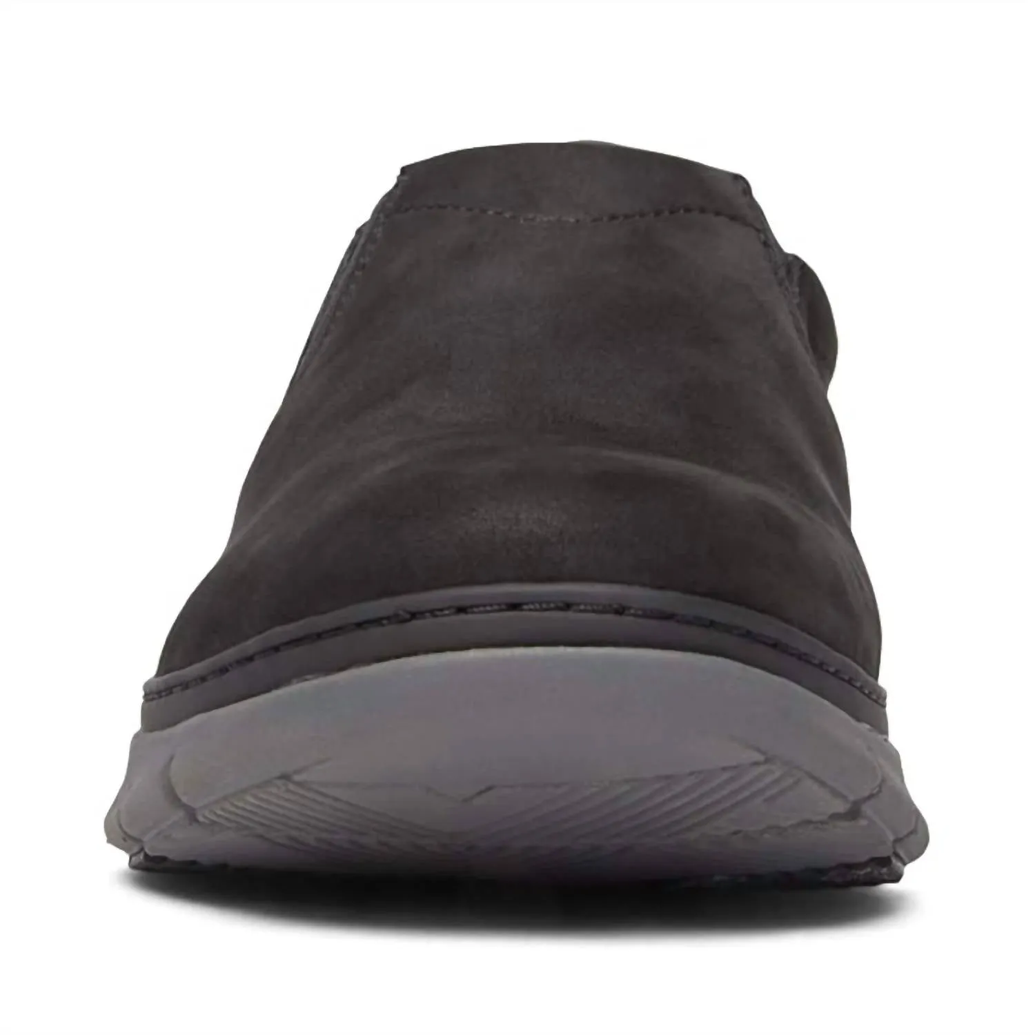 Men's Khai Nubuck Slip On Shoes In Black