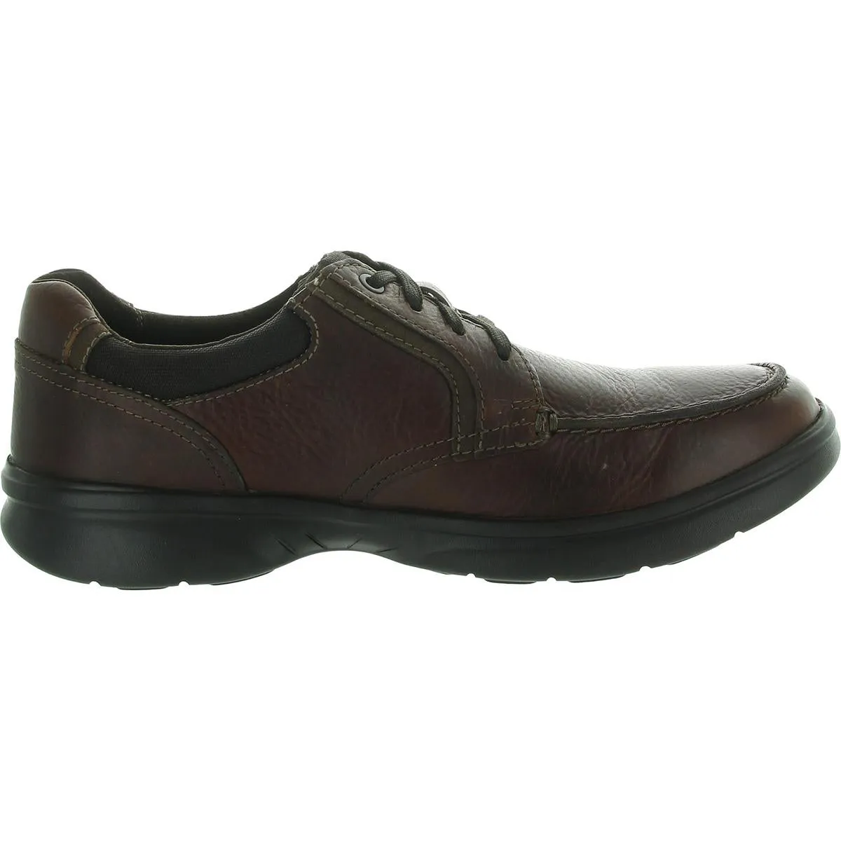 Mens Lace-Up Faux Leather Loafers