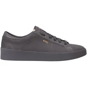 Mens Lace-Up Leather Casual And Fashion Sneakers