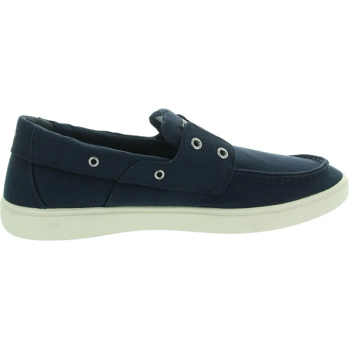 Mens Laceless Canvas Boat Shoes