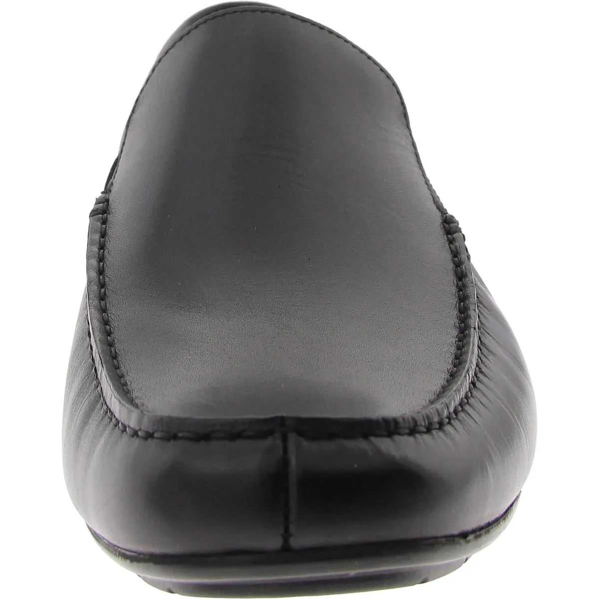 Mens Laceless Leather Driving Moccasins