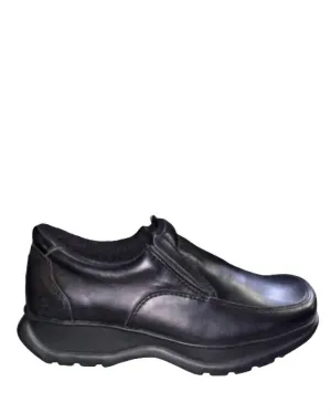 Men's Leather Casual Comfort Shoes In Black