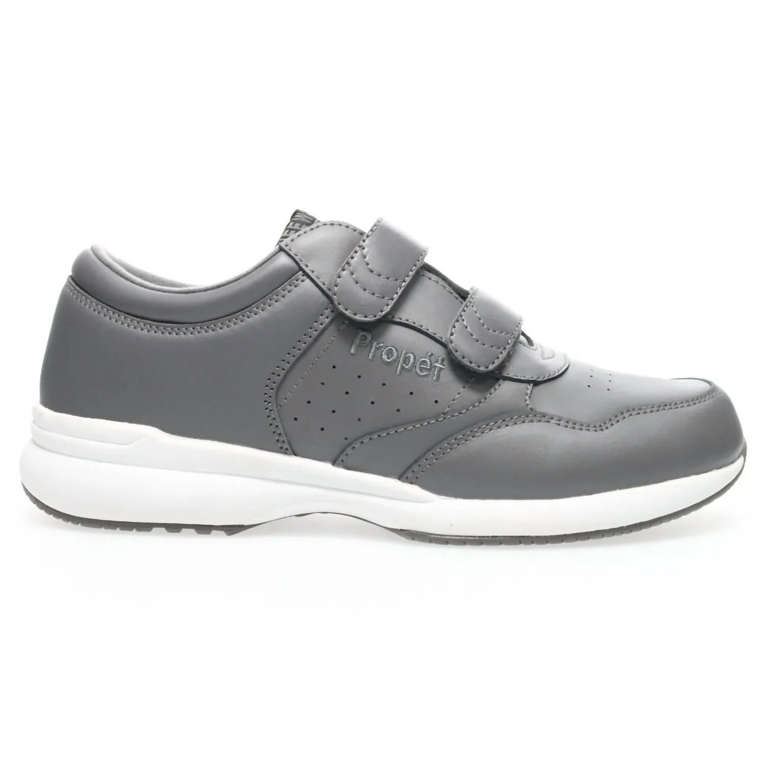 Mens Life Walker Sneaker - D/medium Width In Dark Grey