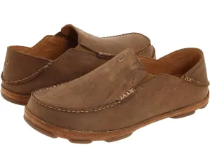 Men's Moloa Leather Slip-On Shoes In Ray/toffee