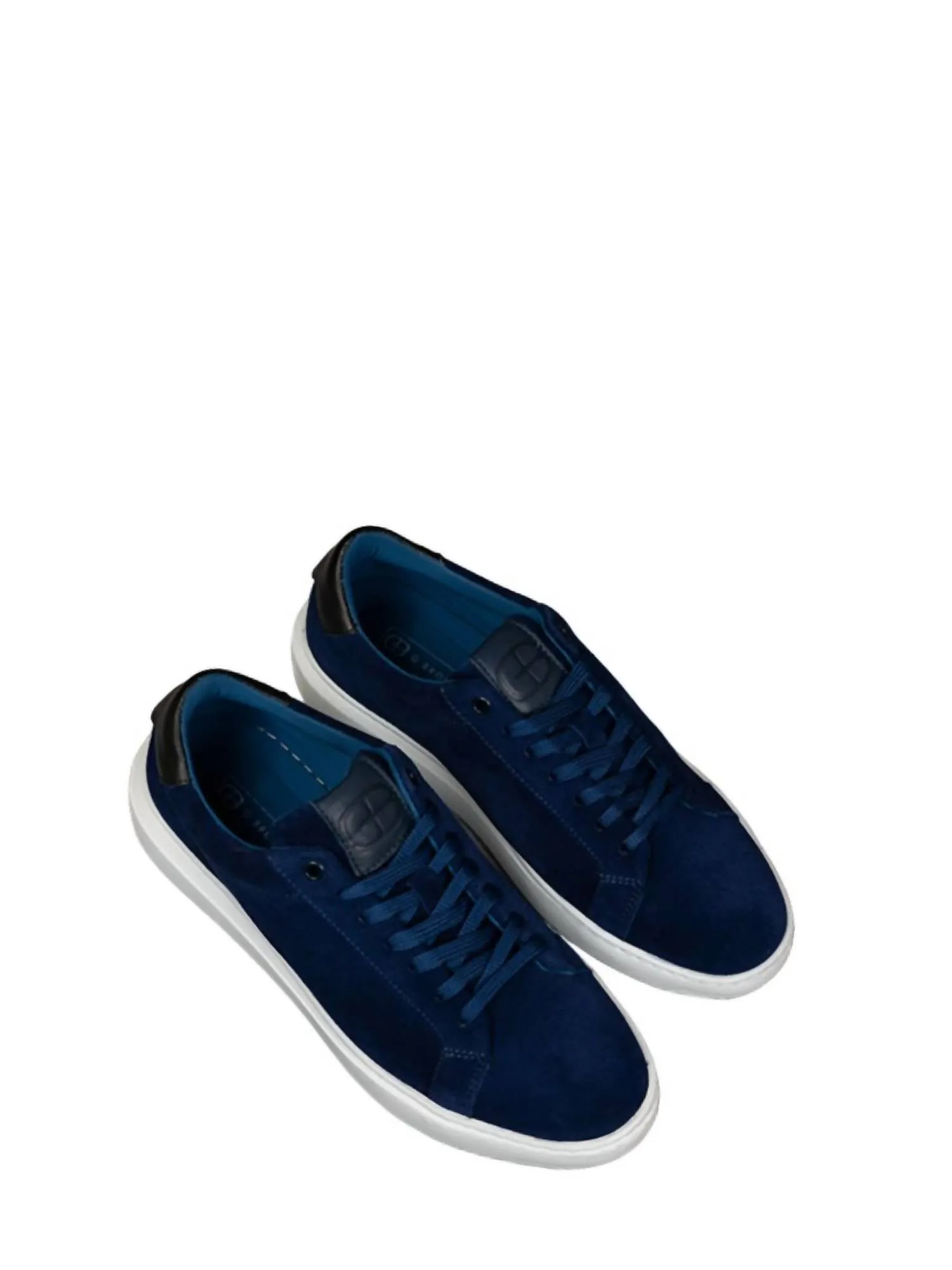Men's Puff Sneaker In Navy Suede