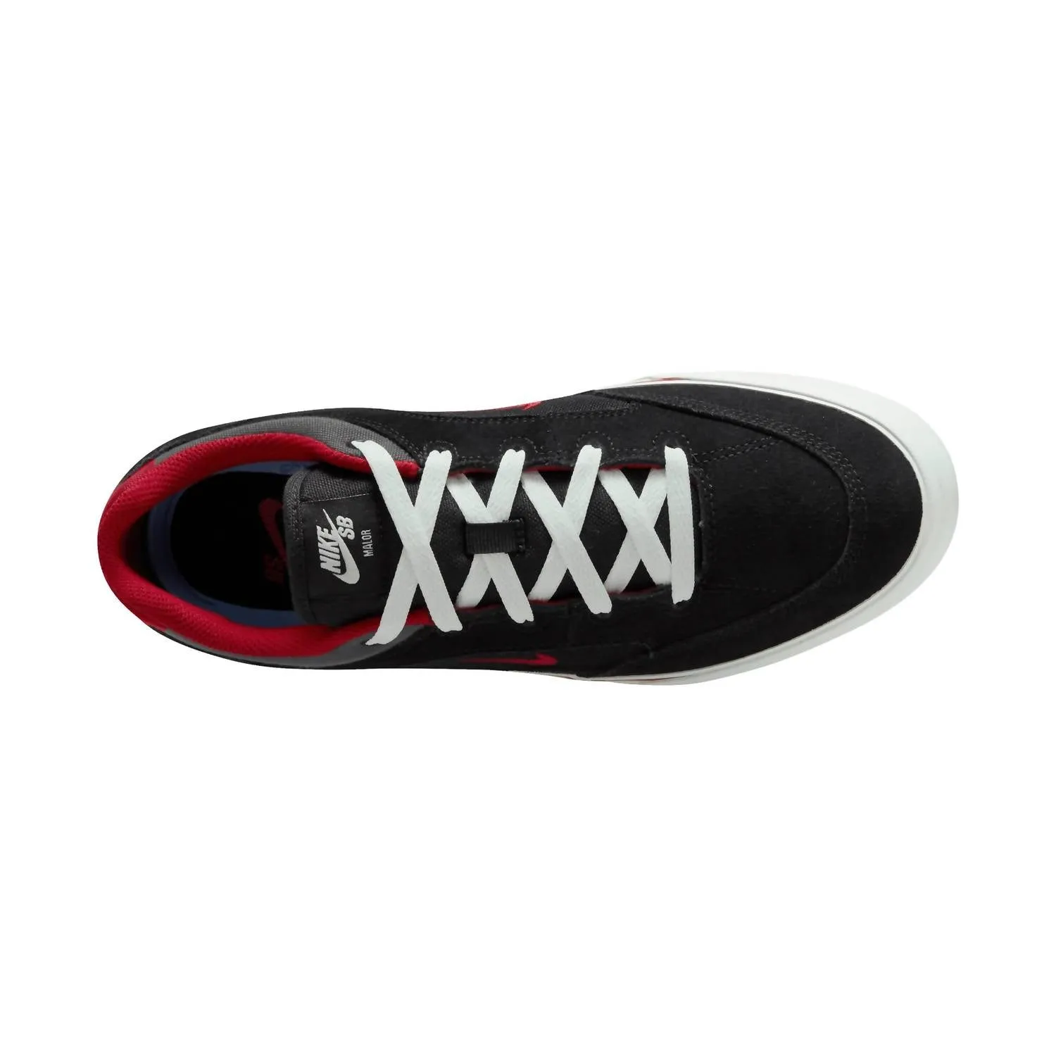 Men's Sb Malor Sneakers In Black Gym Red