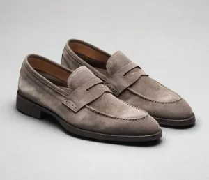 Men's Sc524 Velour Peltro Loafers In Grey