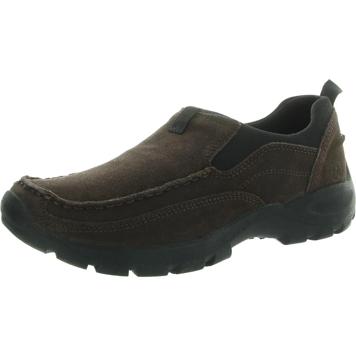 Mens Stretch Leather Driving Moccasins