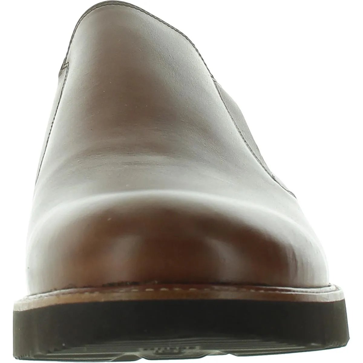 Mens Stretch Leather Slip-on Shoes